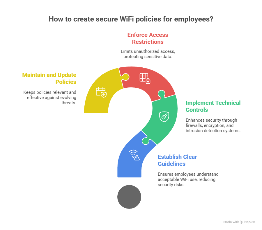 How Should Businesses Create Secure WiFi Policies for Employees